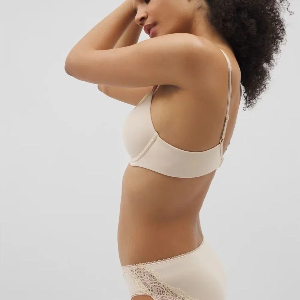Soma Embraceable Perfect Coverage Nude Lace Bra, 32C
